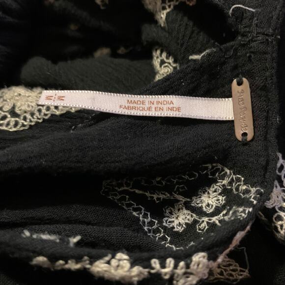 Free People Diamond Embroidered Tunic sz M - Picture 14 of 14